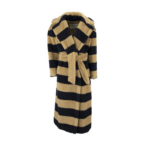 MaxMara/麥絲瑪拉  女士混色織物經(jīng)典時尚秋冬長袖大衣 10161606600 003