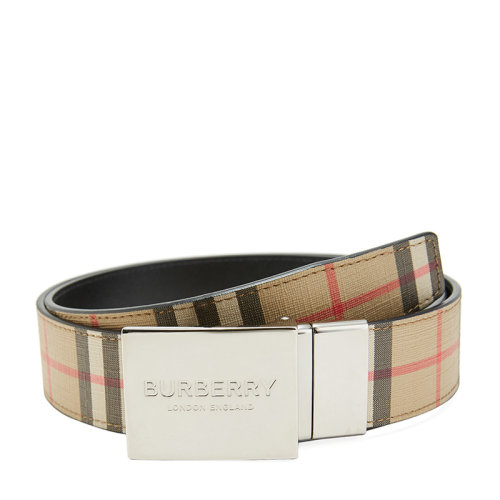 BURBERRY/博柏利 男士熱塑性聚氨酯扳扣式皮帶腰帶80198171