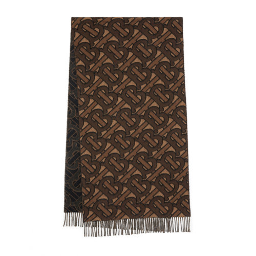 BURBERRY/博柏利 專屬標識圖案提花羊絨圍巾80192301