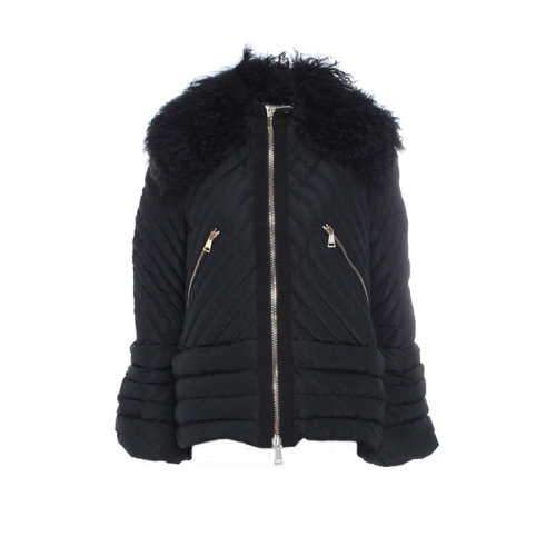 Moncler/蒙克萊  冬季短款毛領(lǐng) 女士羽絨服外套