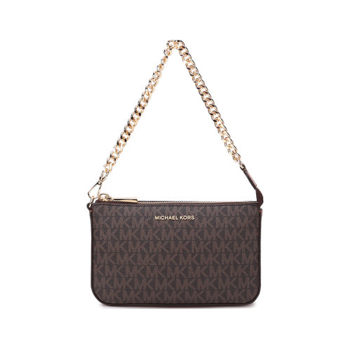 Michael Kors/邁克·科爾斯 MICHAEL KORS MK女包 JET SET系列人造革手提單肩包腋下包老花 32F1GJ6W6B