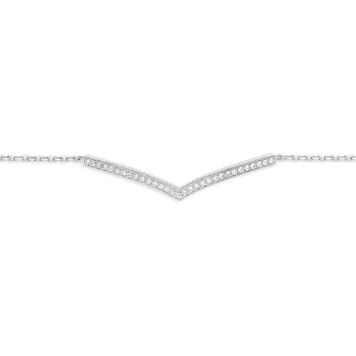 Chaumet/尚美  JoséphineAigrette系列 女士18k金白金輔有多顆明亮切割鉆石手鏈083294