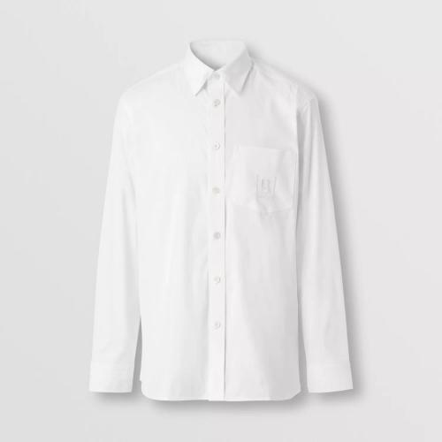  BURBERRY 22年秋冬 男士 字母圖案功能性棉襯衫 80618601