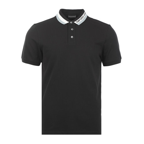 Emporio Armani/安普里奧阿瑪尼22春夏字母徽標(biāo)男士短袖T恤男士短POLO衫3L1FAQ1JPTZ