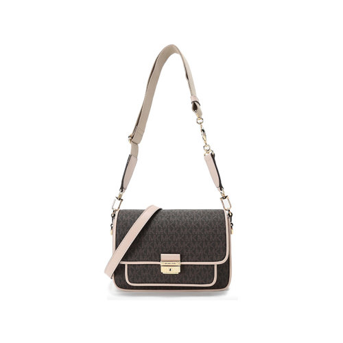 Michael Kors/邁克·科爾斯 MK女包 BRADSHA系列中號皮革單肩斜挎包信封包 30S1G2BM2B