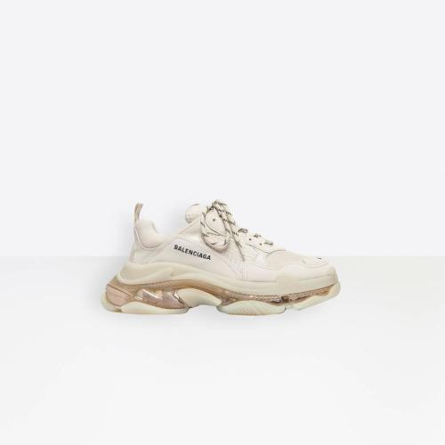  BALENCIAGA巴黎世家 22年春夏 男士 休閑運(yùn)動鞋 TRIPLE S CLEAR SOLE 541624W2FB19005 預(yù)定商品1-3周發(fā)貨