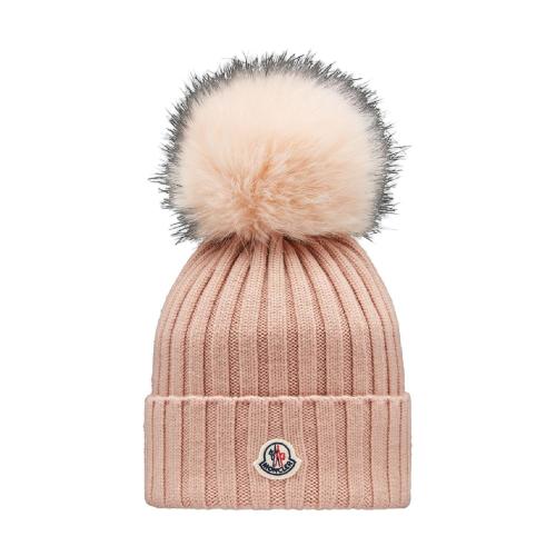  MONCLER蒙可蒙克萊 22年秋冬 女士 帽子 毛絨球便帽 H20933B00028A9327513