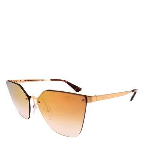 PRADA/普拉達(dá) 復(fù)古 摩登 時尚 無框 貓眼形 女款 太陽鏡 墨鏡 眼鏡 SPR68T 63mm