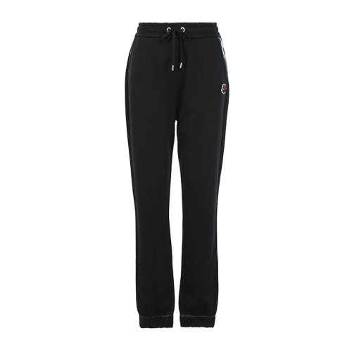 Moncler/蒙克萊21新品logo徽標(biāo)抽繩女運(yùn)動(dòng)褲女士休閑褲8H00012809LC9