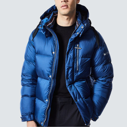 Nivose/尼渥絲 AURON 男女同款 經(jīng)典高級(jí)廓形男士羽絨服 可拆卸帽兜 保暖寬松羽絨外套