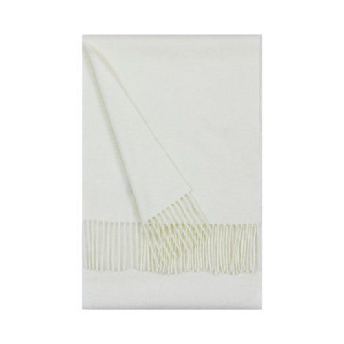 SNOW LOTUS/雪蓮 秋冬 女款 經(jīng)典優(yōu)雅 簡約純色 羊絨圍巾 769304