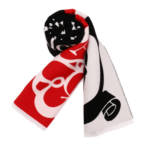 Alexander McQueen/亞歷山大麥昆 女士長圍巾6277883A83Q