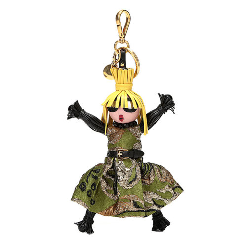 PRADA/普拉達(dá)  女士 皮革時尚人型鑰匙扣 1TL171-2EII-F0613