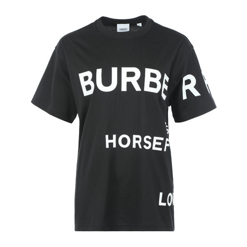 BURBERRY/博柏利22春夏字母印花女士短袖T恤情侶款 8040764