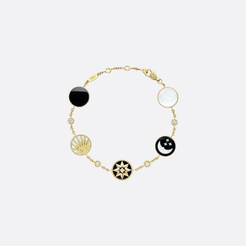  DIOR迪奧 22年秋冬 女士 手鏈 Rose des Vents 和 Rose Celeste 手鏈 JSAM95011_0000 預定商品1-3周發(fā)貨