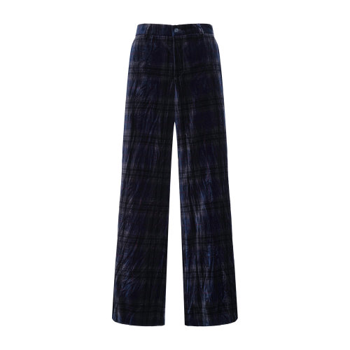 Emporio Armani 男士 深灰色 絲絨長褲  91P310-91402-921