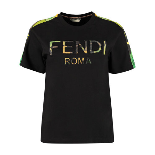 FENDI/芬迪 20年春夏 服裝百搭 女性 logo 女士短袖T恤 FS7285AC3CF