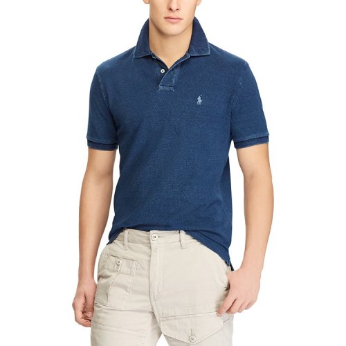 Polo Ralph Lauren/拉夫勞倫馬球  The常規(guī)版 經(jīng)典剪裁  紋理外觀 柔軟觸感 標志性LOGO刺繡 高透氣棉質(zhì)網(wǎng)布 時尚休閑男士短袖POLO衫401480-1