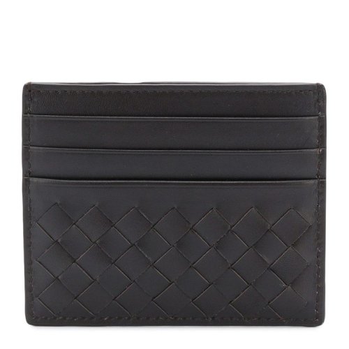 Bottega Veneta/寶緹嘉 男士牛皮經(jīng)典編織卡包