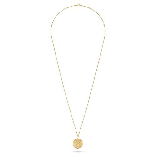  VCA梵克雅寶 22年秋冬 女士 吊墜 Medaille Zodiaque Geminorum (Gemeaux) Or jaune 750/1000