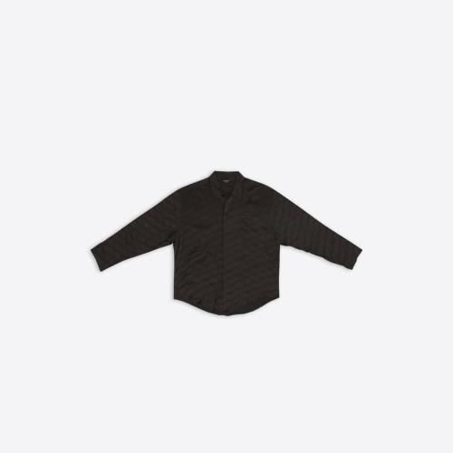  BALENCIAGA巴黎世家 22年秋冬 女士 長袖襯衫 Womens Bb Monogram Minimal Shirt  in Black 68
