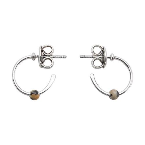  BV葆蝶家 22年秋冬 男士 耳環(huán) BOUCLES D'OREILLES 651248VE3F12654 預(yù)定商品1-3周發(fā)貨