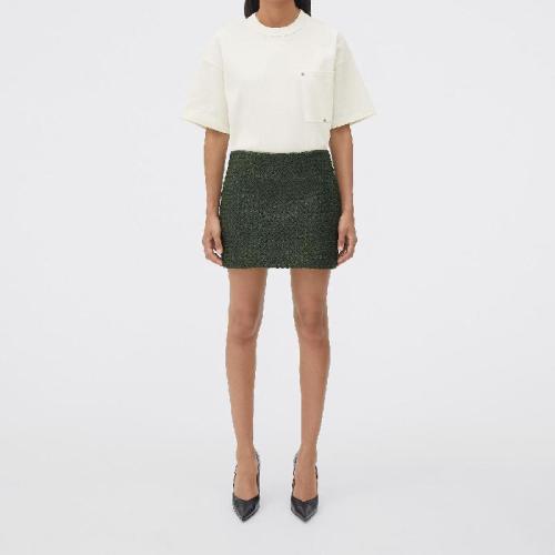  BV葆蝶家 22年秋冬 女士 短袖T恤 t-shirt en jersey epais avec poche a rivet 715278VKLZ090