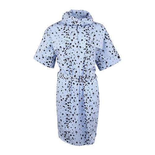 KENZO/高田賢三滿花棉質(zhì)束腰寬松女士連衣裙FB52RO031