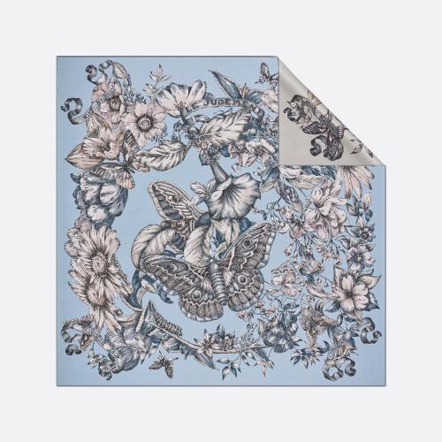  DIOR迪奧 22年秋冬 女士 圍巾 Carre Tarot Le Jugement 25TAR090I614_C516