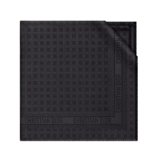 DIOR/迪奧  新款女士小號(hào)CANNAGE圖案披肩圍巾  （2色可選）