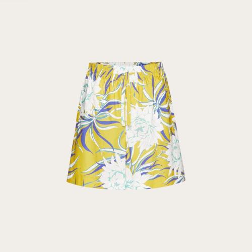  VALENTINO華倫天奴 22年秋冬 男士 短褲 BERMUDA EN POPELINE DE COTON IMPRIMé STREET FLOWE