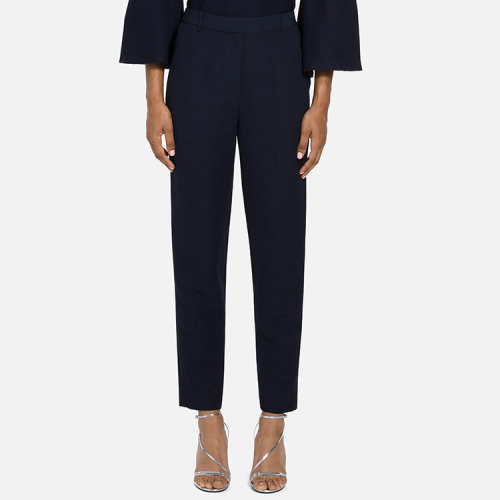 St.John/盛薔側(cè)邊織帶藍(lán)色女士休閑褲K82YW12