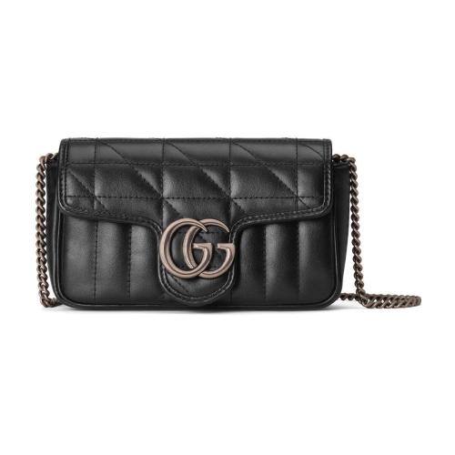  GUCCI古馳 22年秋冬 女士 GG Marmont系列超迷你手袋 476433 DTD5N 1000