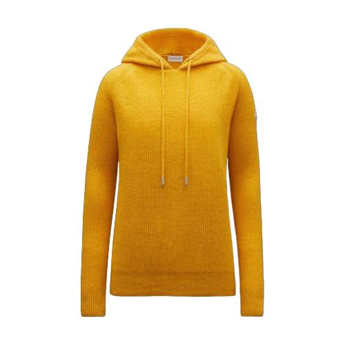  MONCLER蒙可蒙克萊 22年秋冬 女士 針織衫 Wool %26 Cashmere Hoodie H10939G00002M1900130