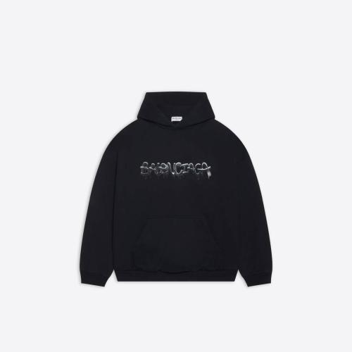  BALENCIAGA巴黎世家 22年春夏 男士 衛(wèi)衣 Slime 寬松連帽衛(wèi)衣 674986TLVF21069