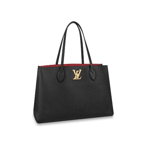  LV路易威登 22年秋冬 女士 手提包 Sac cabas Lockme M57345 預定商品2-6周發(fā)貨