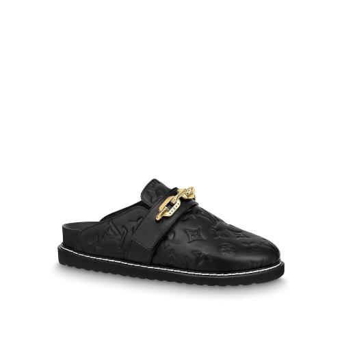  LV路易威登 22年秋冬 女士 平底鞋 LV COSY COMFORT 平底涼拖 1AB3P4 1AB3P2 1AB3P5 1AB3OX 1A