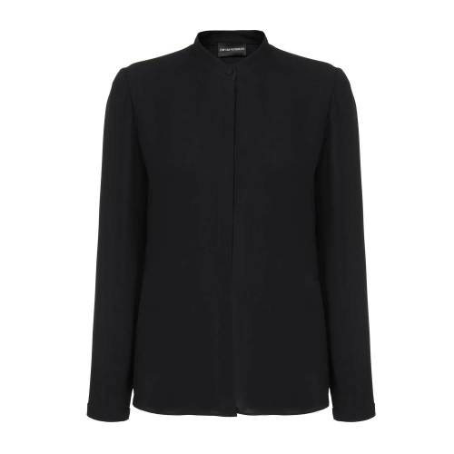Emporio Armani/安普里奧阿瑪尼 深藍色 女士長袖襯衫 2NC17T-2M030-930