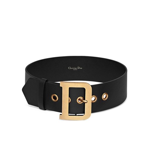 DIOR/迪奧  女士Diorquake小牛皮5.5cm裝飾寬腰帶  三色可選 B0403CVWV_M900