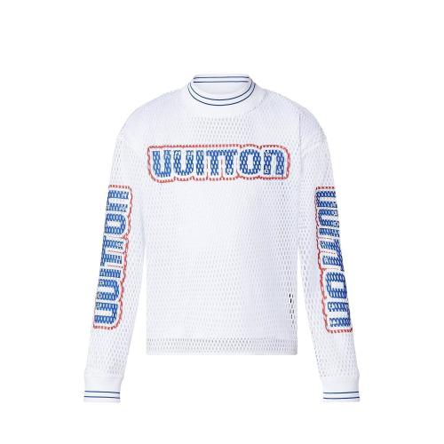  LV路易威登 22年秋冬 男士 長(zhǎng)袖T恤 TEE-SHIRT MANCHES LONGUES LV GRAPHIQUE EN RéSILLE 1AA