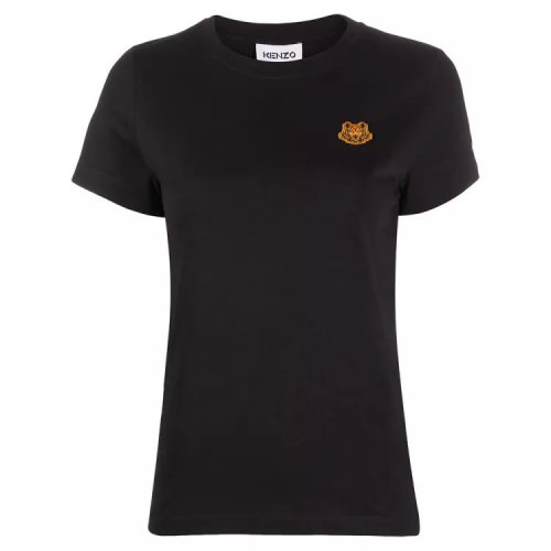 KENZO/高田賢三  凱卓女裝 經(jīng)典小虎頭圖案 女士棉質(zhì)時尚圓領(lǐng)春夏短袖T恤 FA62TS8434SJ.01