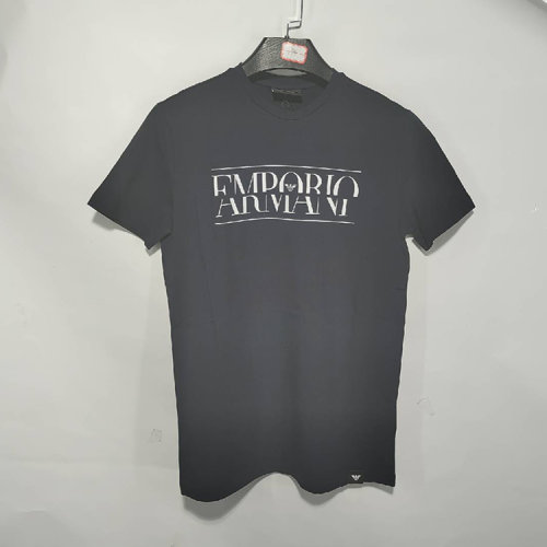 Emporio Armani/安普里奧阿瑪尼 黑色男士短袖T恤（瑕疵折扣）