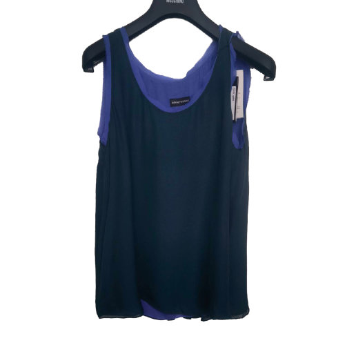 Emporio Armani/安普里奧阿瑪尼 紫綠拼色女士T恤