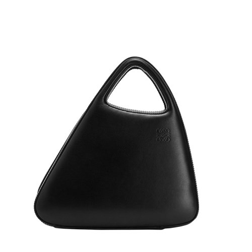 LOEWE/羅意威 22春夏新款A(yù)rchitects A系列 女士黑色天然小牛皮單肩斜挎手提包 0010368181