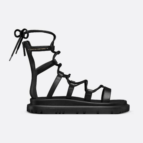  DIOR迪奧 22年秋冬 女士 平底涼鞋 Dior Abbesse 涼鞋 KCQ712VEA_S900