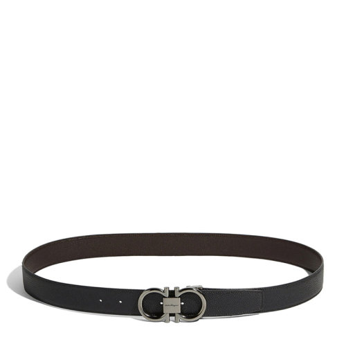 Salvatore Ferragamo/菲拉格慕  男士 牛皮板扣式雙面皮帶腰帶皮帶多色可選 男士腰帶 67-9938