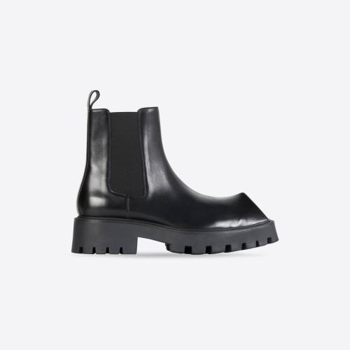  BALENCIAGA巴黎世家 22年秋冬 男士 短靴 Men's Rhino 20mm Boot in Black 671291WBB501000 預(yù)定商品1-3周發(fā)貨