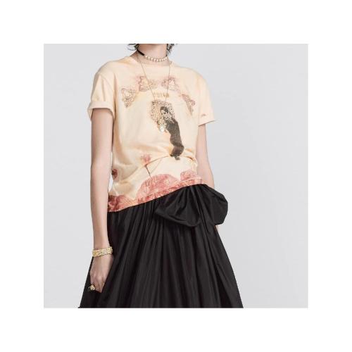  DIOR迪奧 22年秋冬 女士 短袖T恤 T 恤 313T09B4411_X1835