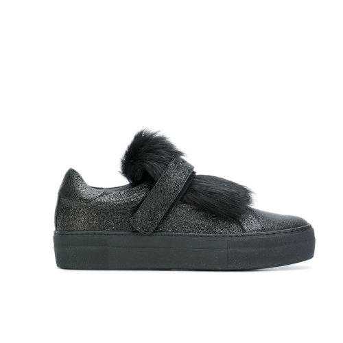 Moncler/蒙克萊 蒙口 女鞋魔術(shù)貼黑色女士休閑運動鞋 2031200019BP999