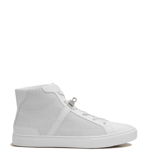 HERMES/愛馬仕 22年秋冬新款 Daydream系列 男士白色穿孔牛皮革Kelly搭扣高幫運動鞋H221884ZH90410